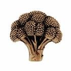 Broccoli Knob in Antique Gold