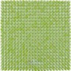 Vidrepur Glass Tiles - 1/2" x 1/2" Pearl Recycled Glass Tile in Pearl Pistachio
