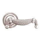Passage Equestre Right Handed Door Lever Set in Polished Nickel