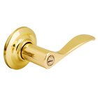 Keyed Norwood Right Handed Lever in Polished Brass