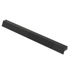 7 9/16" (192mm) Centers Long Pull with One Side Knurl in Matte Black