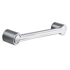 6 1/4" (164mm) Centers Round Post Handle in Polished Chrome