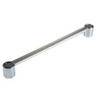 8 3/4" (224mm) Centers Round Post Handle in Polished Chrome