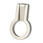 3/8" (10mm) Centers Pendant Pull in Brushed Nickel