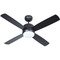 Craftmade - Montreal - 44" Ceiling Fan with Light Kit in Flat Black and Opal Frost Glass with Integrated Blades